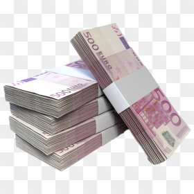 Euro Notes Stack, HD Png Download - no image png