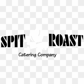 Spit Roast Catering Co Logo Black And White - Financial Literacy, HD Png Download - spit png