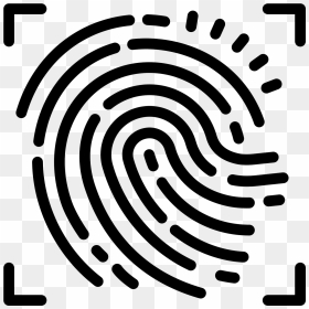 This Looks Like A Zoomed-in Finger Print - Lector De Huella Digital Icono, HD Png Download - finger print png