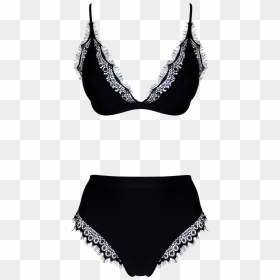 Top/blackies Bikini Top - Transparent Background Bikini Png, Png Download - lingerie png