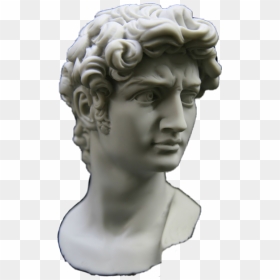 Michelangelo Sculptures Head - Transparent Greek Sculpture Png, Png Download - greek bust png