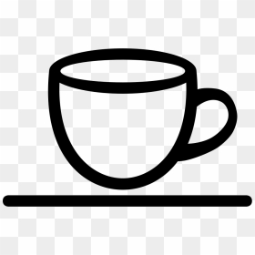 Coffee Shop Interface Symbol Of A Cup Comments - Cup Clipart Black And White Png, Transparent Png - shop png