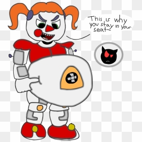 Obey The Baby By Undernom - Fnaf Sister Location Drawing, HD Png Download - obey png
