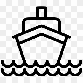 Cruise Ship Line Art, HD Png Download - cruise ship clip art png