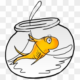 Clipart Dr Seuss Fish Bowl - Fish Dr Seuss Png, Transparent Png - fishbowl png