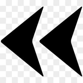 Double Arrowhead Pointing To Left - Punta De Flecha Png, Transparent Png - arrowhead png