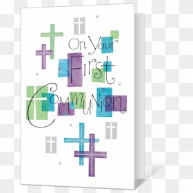 Your First Communion Printable - Cross, HD Png Download - communion png