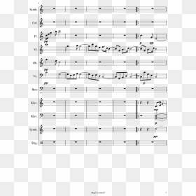 Dancing Sunbeams On Frost Flowers Sheet Music Composed - Sheet Music, HD Png Download - sunbeams png