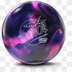 Pink/purple Tropical Png - Ten-pin Bowling, Transparent Png - bowling clipart png