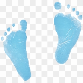 Baby Boy Footprints Png - Baby Footprint Transparent Background, Png Download - baby footprints png