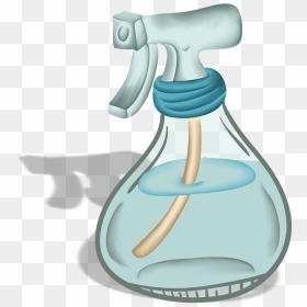 Spray Bottle Clipart - Water Sprayer Clipart, HD Png Download - water spray png