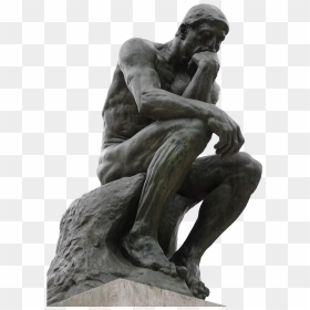 Thinking Man Statue Png , Png Download - Thinking Man Statue Png, Transparent Png - the thinker png