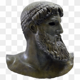 Head Of Poseidon Clip Arts - Poseidon Head Png, Transparent Png - greek bust png