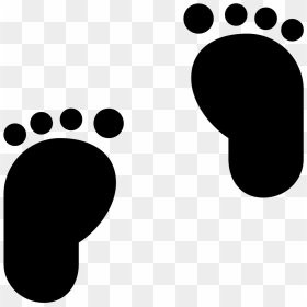 Infant Clipart Baby Footprint - Baby Footprints Icon, HD Png Download - baby footprints png