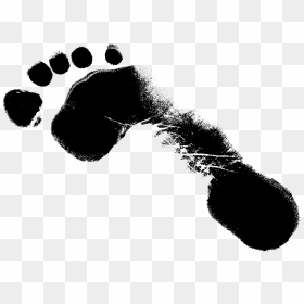 Drawing Footprints Transparent Background - Transparent Foot Print Png, Png Download - baby footprints png