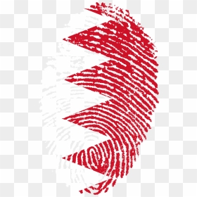 Bahrain Flag Fingerprint Country - Philippine Flag Design Png, Transparent Png - finger print png