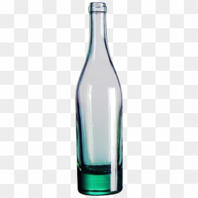 Clear Glass Bottle - Glass Bottle Reflection, HD Png Download - glass reflection png