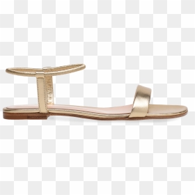 Gianvito Rossi Jaime Flat Sandals In Gold, HD Png Download - sandals png