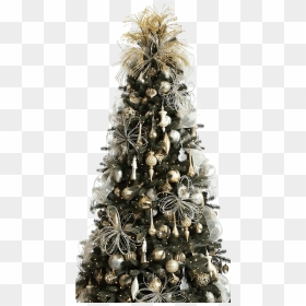 Beautiful Elegant Christmas Tree, HD Png Download - white christmas tree png