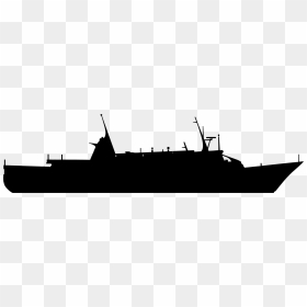 Battleship Game Png Silhouettes, Transparent Png - cruise ship clip art png