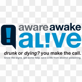 Transparent Drunk Png - Aware Awake Alive, Png Download - drunk png