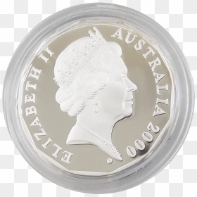 Pre-owned 2000 Australia Royal Visit 50 Cent Proof - Silver, HD Png Download - 50 cent png