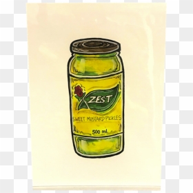 101487 Zest Mustard Pickles Sm Sprint Clipped Rev 1 - Yujacha, HD Png Download - pickles png