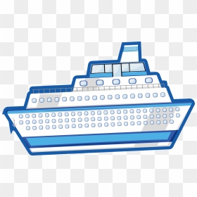 Drawing At Getdrawings Com - Cruise Ship Cartoon Drawing, HD Png Download - cruise ship clip art png