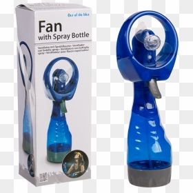 Portable Water Spray Fan Ksa Souq - Fan Bottle, HD Png Download - water spray png