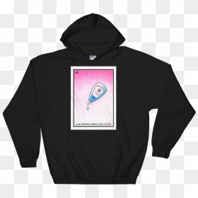 Las Gotas Para Los Ojos Unisex Hoodie Mockup Front - Lol Ur Not Derek Shepherd, HD Png Download - ojos png