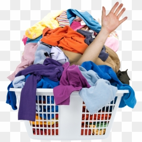 Washing Clothes Png - Laundry Basket With Clothes, Transparent Png - laundry png