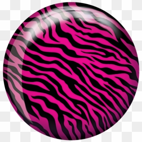 Brunswick Pink Zebra Glow Viz A Ball Bowling Ball Clipart - Brunswick Bowling Balls, HD Png Download - purple glow png