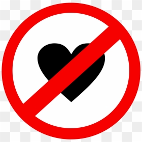 Transparent Heartbreak Emoji Png - No Love Icon Png, Png Download - heartbreak png