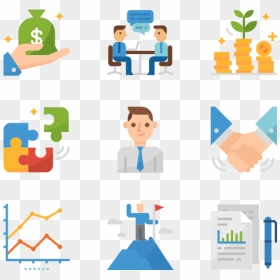755172-business - ايقونات انفوجرافيك, HD Png Download - business icons png