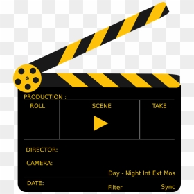 Clapperboard, HD Png Download - movie clapper png