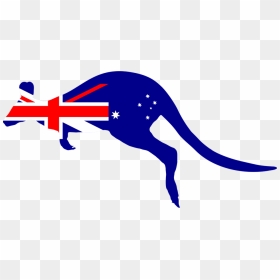 Kangaroo Australia Flag, HD Png Download - australia flag png