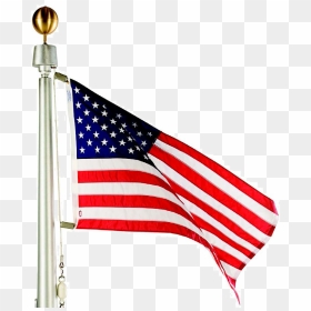 Flagpole Transparent, HD Png Download - american flag pole png