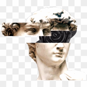 #freetoedit #statue #aesthetic #noise #statueaesthetic - Greek God Statue Aesthetic, HD Png Download - greek bust png