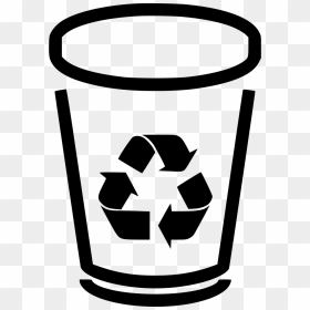 Trashcan Can Dump Recycle Bin - Recycle Symbol Png, Transparent Png - recycle bin png