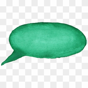 Transparent Dialogue Bubble Png - Green Watercolor Speech Bubble, Png Download - dialogue bubble png