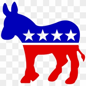 Burro Democrata - Democratic Party Logo, HD Png Download - bandera de estados unidos png