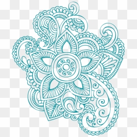 Mehndi, Tattoo, Henna, Line Art, Flower Png Image With - Transparent Background Henna Png, Png Download - henna png