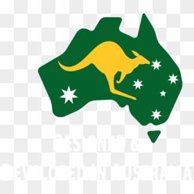Transparent Australian Clipart - Map Transparent Australia Flag, HD Png Download - australia flag png