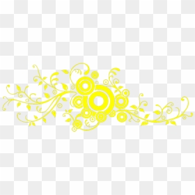 Swirl Brown Cross Svg Clip Arts - Yellow Swirls Vector, HD Png Download - swirl designs png