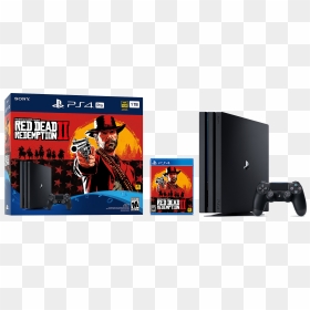 Ps4 Pro Red Dead Redemption, HD Png Download - ps4 pro png