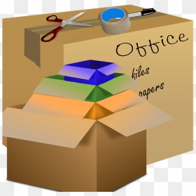 Cardboard Box Moving Boxes Clipart, HD Png Download - moving png