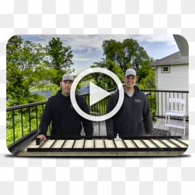 Aluminum Deck Railing System - House, HD Png Download - railing png