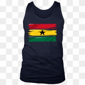 Download Hd Ghana Africa Vintage Retro Distressed Flag - Active Tank, HD Png Download - distressed png
