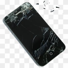 Cracked Iphone Png - Cracked Phone Png, Transparent Png - broken iphone png