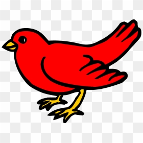 Transparent Red Bird Clipart - Bird Clip Art, HD Png Download - bird clipart png